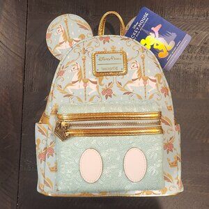 Loungefly Carousel Mickey Mouse Main Attraction Backpack AND Ears